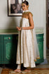 Off White Tube Anarkali With Embroidered Churidar And Dupatta